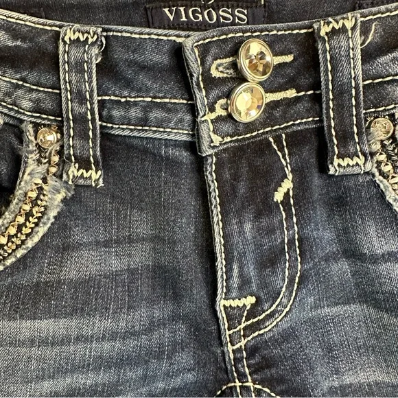 VIGOSS Skinny Bling Jeans Pants - Picture 7 of 16